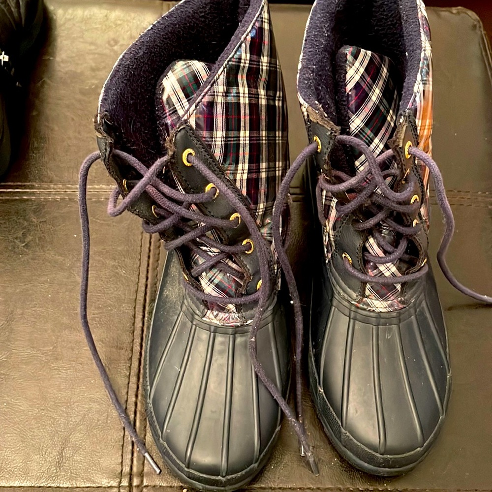 Sperry topsider rain boots. Gently used